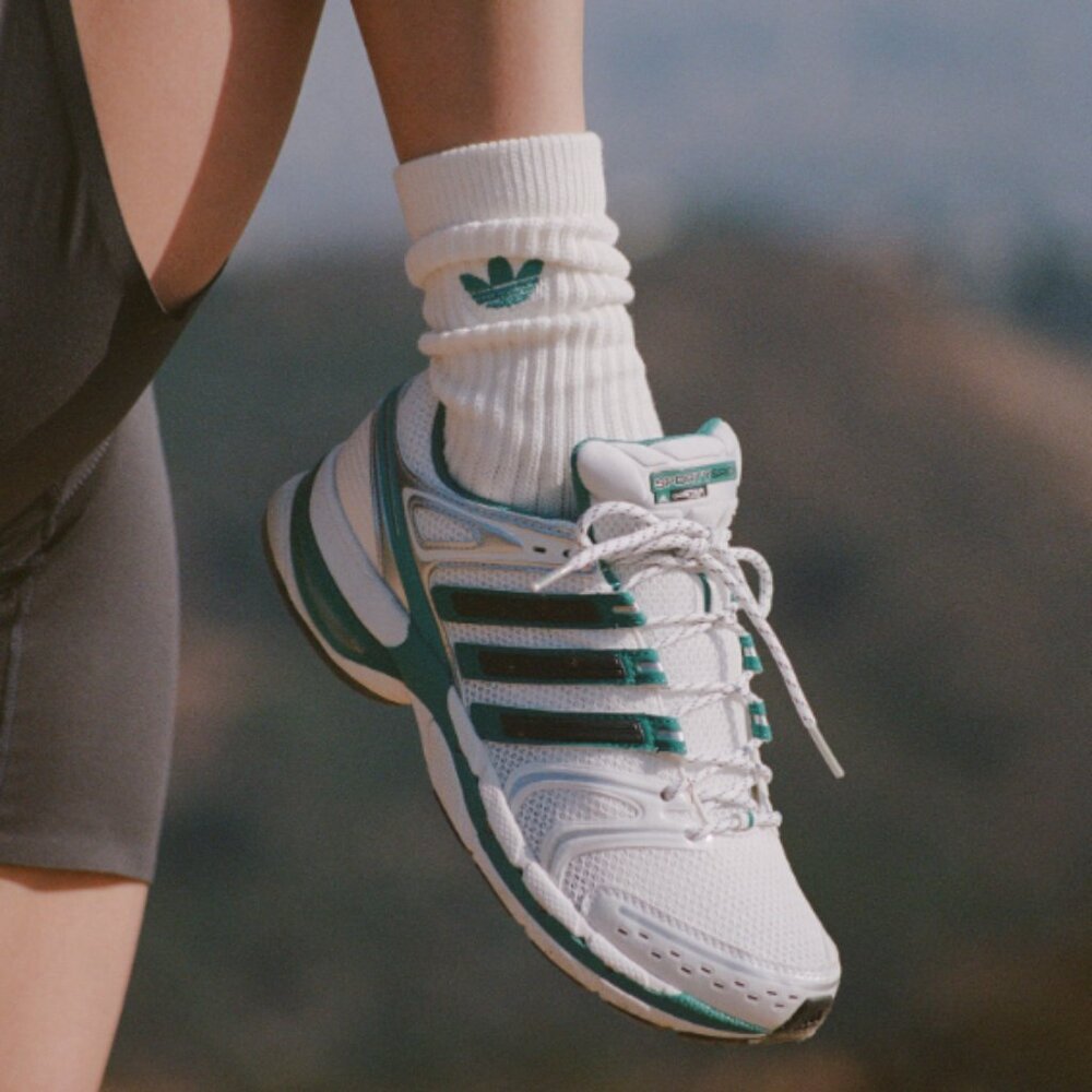 Sporty & Rich x adidas Originals Adistar Control 5 - White/Teal/Black